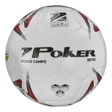 Bola Futebol de Campo Poker Pro 32 Gomos Hybrid Retro