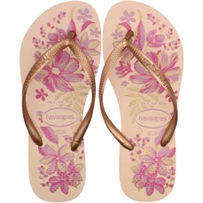 Chinelo de Dedo Havaianas Slim Organic 2 Floral - Feminino