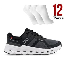 Kit Tênis On Running cloudrunner 2 + 12 pares de meias - Feminino
