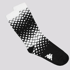 Meia Kappa Dots Alta - 38 A 43 - Adulto