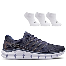 Kit Tênis Olympikus Taurus + 3 Pares de Meias Cano Invisível - Masculino-0