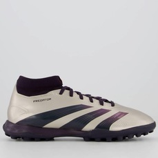 Chuteira adidas Predator League Mid Tf Society Bronze