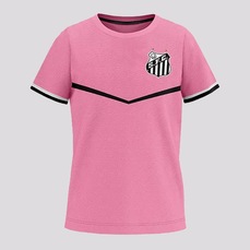 Camisa Santos Broto Infantil Rosa