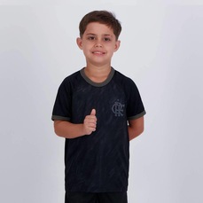 Camisa Flamengo Atlas Infantil Preta