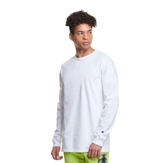 Camiseta Manga Longa Champion Brasil C Life Ml Blank - Masculina
