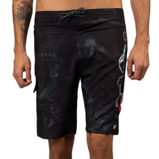 Bermuda Água Okdok Boardshorts Skull and Snaker - Masculina