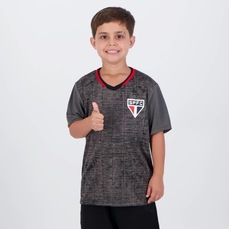 Camisa São Paulo Brook Infantil Cinza