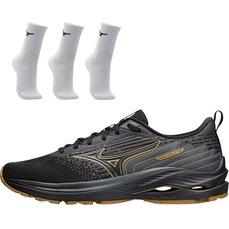 Tênis Mizuno Wave Vitality 5 + 3 Pares de Meia Cano Médio - Masculino