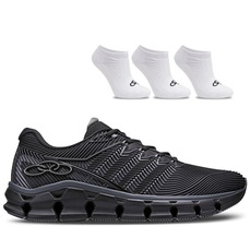 Tênis Olympikus Taurus + 3 Pares de Meia Cano Invisível - Masculino