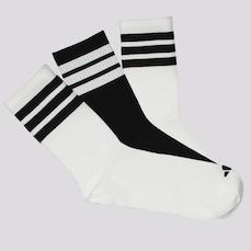 Kit Meias adidas Crew com 3 Pares Adulto