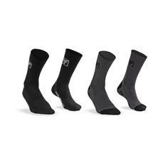 Meia Cano Médio de Ciclismo Free Force - 2 Unidades - Masculina