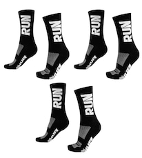 Kit 3 Pares Meias de Corrida Hupi Run Cano Médio 36 A 42 - Adulto