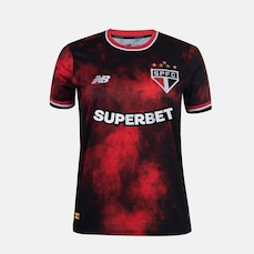 Camisa New Balance Comemorativa Spfc 2024 Torcedor C/p - Feminina