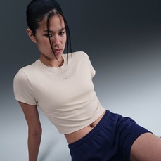 Camiseta Nike Sportswear Chill Knit Cropped - Feminina