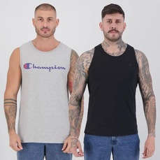 Camiseta Regata Champion - 2 Unidades - Masculina