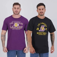 Camiseta NBA Los Angeles Lakers - Masculina - 2 Unidades