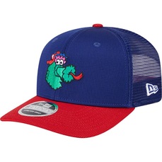 Boné Aba Curva New Era 9SEVENTY Stretch Snap Trucker Batting Practice 2025 MLB Philadelphia Phillies - Adulto