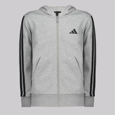 Jaqueta Moletom Adidas Essentials 3 Stripes - Infantil