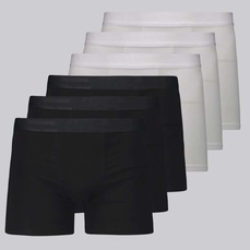 Cueca Lupo Boxer Elastic - 6 Unidades - Masculino