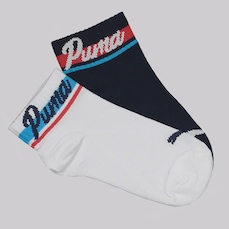 Kit Meia Puma Cano Baixo 2 - Tamanho 25 a 34 - Infantil