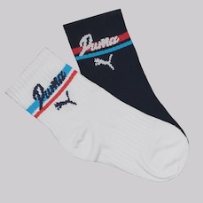 Kit Meia Puma Cano Longo - 17 - 24 - Infantil