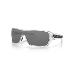 Óculos de Sol Oakley Turbine Rotor Polished Clear Prizm Black Polarized - Unissex