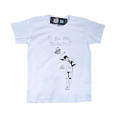 Camisa do Santos Neymar Eu Vou Mas Eu Volto SPR - Infantil
