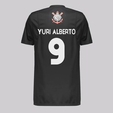 Camisa do Corinthians Yuri Alberto 9 Logo - Infantil