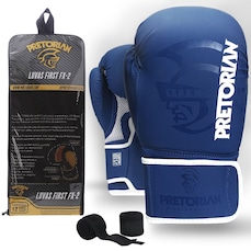 Luva de Boxe e Muay Thai Pretorian First FX2 + Bandagem Extra - Adulto