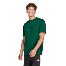 Camiseta Malha Simples Essentials Três Listras - adidas - Homem