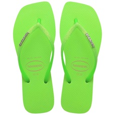 Chinelo Havaianas Slim Square Glitter Neon Feminino