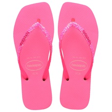 Chinelo Havaianas Slim Square Glitter Neon Feminino