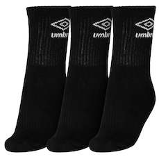 Meia Umbro Cano Médio 34 ao 38 com 3 Pares