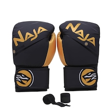 Luva de Boxe/Muay Thai Naja Extreme + Bandagem Extra - Adulto