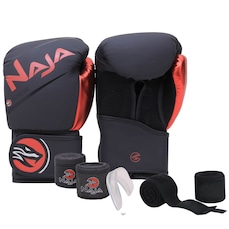 Luva de Boxe/Muay Thai Naja Extreme + Bandagem Extra - Adulto