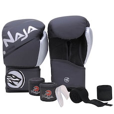 Luva de Boxe/Muay Thai Naja Extreme + Bandagem Extra - Adulto