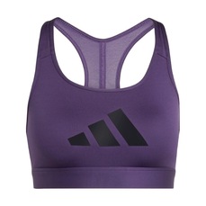 Top Feminino adidas Logo Powereact Suporte Médio
