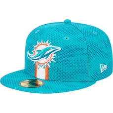 Boné New Era 5950 Miami Dolphins NFL Sideline 24-25
