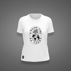 Camiseta do Santos Maior Time Da Terra Zé Carretilha Feminina