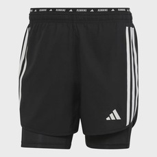 Short Masculino adidas Own The Run 3-Stripes 2 In 1