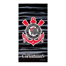 Toalha de Banho Corinthians Buettner Veludo 70X140