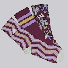 Kit 3 Pares de Meia Cano Alto adidas Farm Unissex