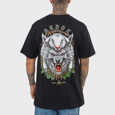 Camiseta Masculina Okdok Oversized Wolf And Sheep