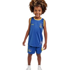 Kit Uniforme de Jogo Infantil Mini MVP Braziline Gs Warriors