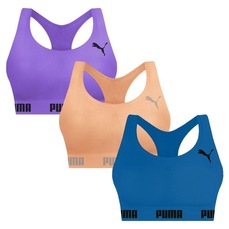 Top Puma Nadador sem Costura - 3 Unidades - Feminino