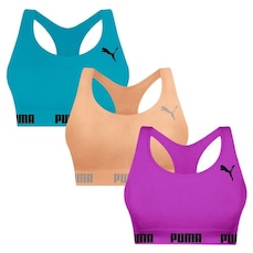 Top Puma Nadador sem Costura - 3 Unidades - Feminino