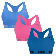 Top Puma Nadador sem Costura - 3 Unidades - Feminino