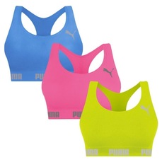 Top Puma Nadador sem Costura - 3 Unidades - Feminino