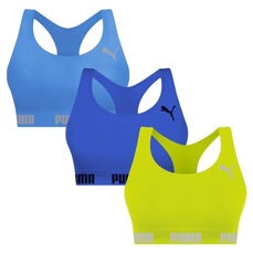 Top Puma Nadador sem Costura - 3 Unidades - Feminino