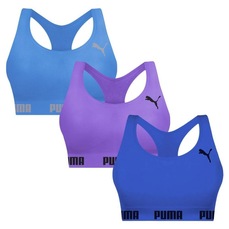 Top Puma Nadador sem Costura - 3 Unidades - Feminino
